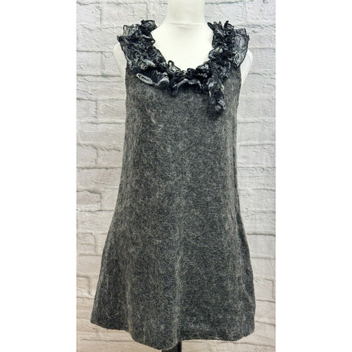 Myrine grey line dress sixe - dress,