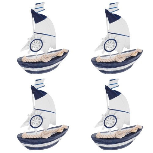 Wooden sailboat decoration - wooden,