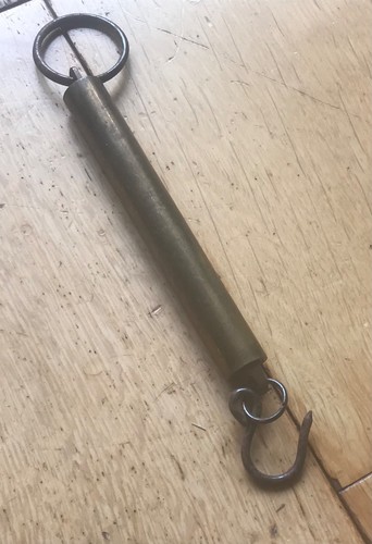Vintage salter brass spring - vintage,