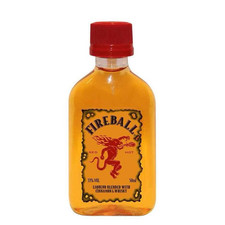 Fireball Cinnamon Miniature Whisky 5cl (50ml) 33% Vol, Save With Multi Buy