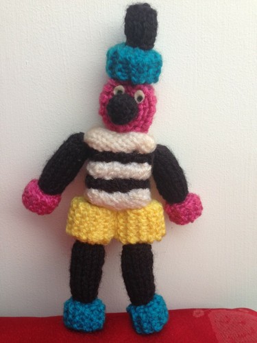 Toy bertie bassett knitting - bassett,