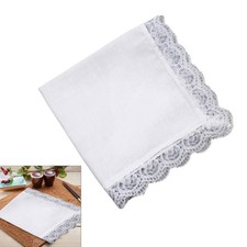 Lace Edge Pocket Towel for