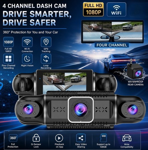 360 car dvr inch - car, screen