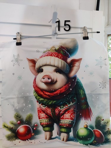 Christmas pig soft thin - soft,