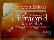 Slimming World DIAMOND Award