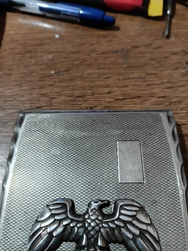 German eagle cigarette case - german,