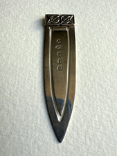 STERLING SILVER BOOKMARK WITH