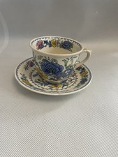 Lovely Vintage Masons "Regency" pattern English Ironstone Cup & Saucer C1950s 