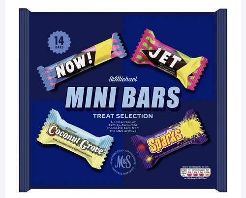 Retro mini bars - m&s, the