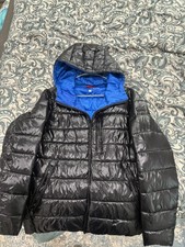 🔥Michael Kors Men Shiny Puffer Nylon Jacket Black Size Medium
