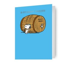 Peanuts Snoopy Birthday Card