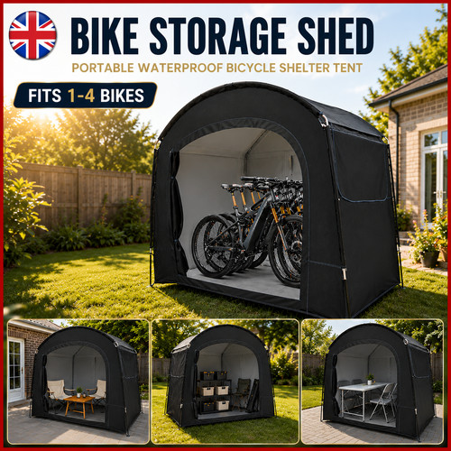 Bike storage shed bikes - bike,