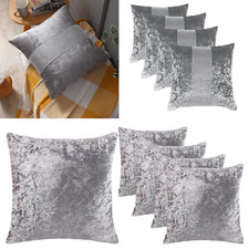 Silver Grey Crushed Ice Velvet