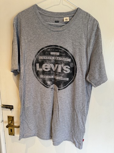 Levi men short sleeve - men's, grey