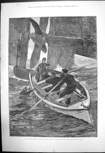 Old antique print augusta - antique,