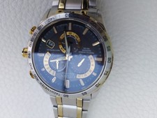 CITIZEN ECO DRIVE MENS PERPETUAL Chrono Watch Stainless Steel Strap