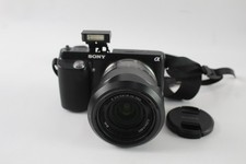 Sony Alpha Nex-F3 Mirrorless Digital Camera Working w/ Sony 18-55mm Lens