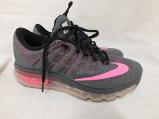 Nike Air Max 2016 Pink & Grey Running Trainers Size 5 (Hol)