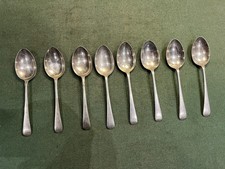 Stainless Nickel Silver Plated Spoons Vintage X8