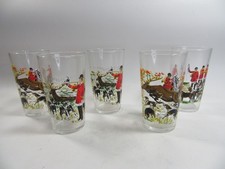 5x Vintage Horse Fox Hunting