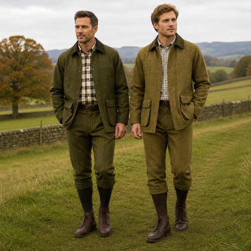 Men game ascot tweed - game,