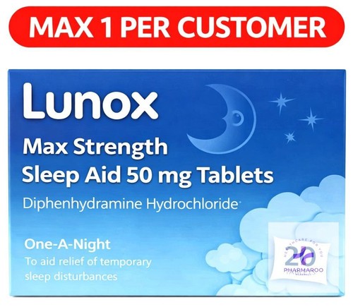 One night sleep aid - a, 50mgx20
