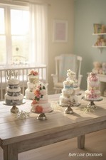 3 Tier Nappy Cake, Baby Shower