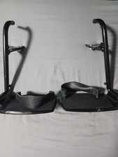 Wheelchair Footrest & Hangers pair Fit Invacare Lomax ,Remploy Ben9 Sunrise 