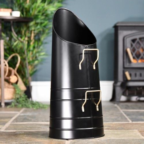 Sleek black polished brass - sleek, &