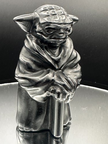 Crystal yoda black obsidian - crystal,