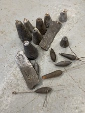 Deep Sea Boat fishing weights.various sizes. Job Lot.