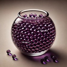 550 PURPLE WATER BEADS SOIL CRYSTAL BIO GEL BALL PARTY WEDDING VASE FILLER