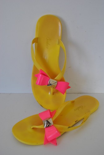 Yellow classic bow - , jelly