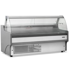 BIG SERVE OVER COUNTER FRIDGE DELI CAFE WITH UNDERSTORAGE WHITE 2580mm £2674+VAT