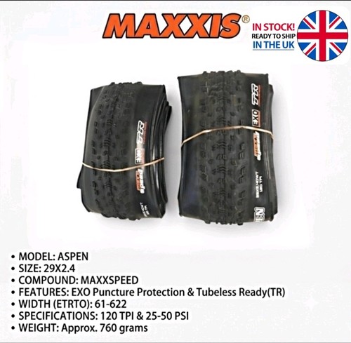 Maxxis aspen mtb tyre x - tyre,