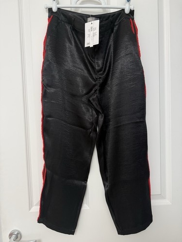Asos satin trouser - satin, black