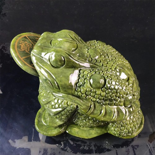 Feng shui jade money frog - money,