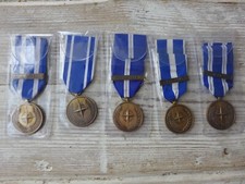 5x VINTAGE NATO MEDAL  NON ARTICLE 5,  KOSOVO,  ISAP  AFGANISTAN MEDAL COLLECTOR