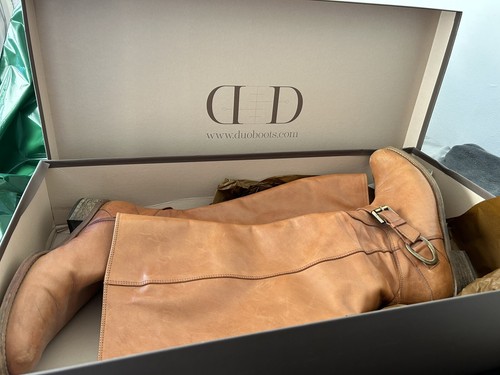 Duo tan wide calf - wide, boots
