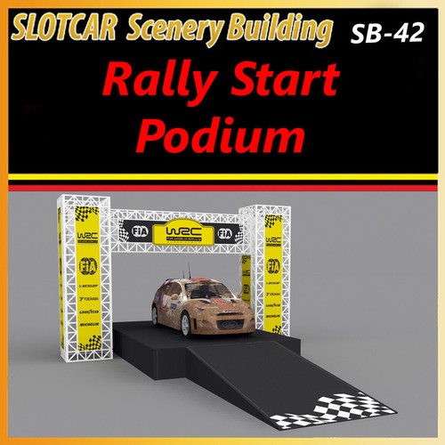 Slotcar scenery building rally - slotcar,
