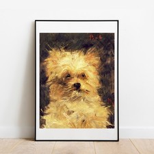 Art print Manet Head of a Dog