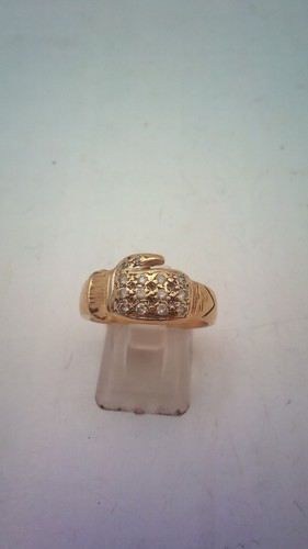 Hallmarked gold cz - ct, &
