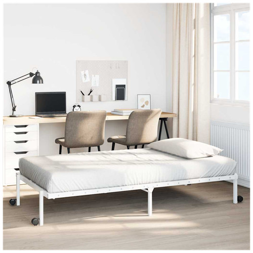 Bed frame foldable - foldable, steel