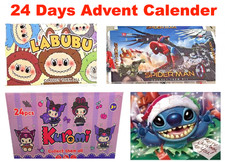 24pcs Advent Calendar 2025 Relief Doll Monster Hero Toys Set Kids Xmas Gift UK