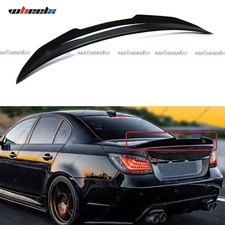 FOR BMW 5 SERIES E60 2004-2010 PSM STYLE REAR SPOILER TRUNK WING LIP GLOSS BLACK