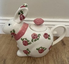 At Home With Ashley Thomas Cute Rabbit Teapot Bunny Rabbit 