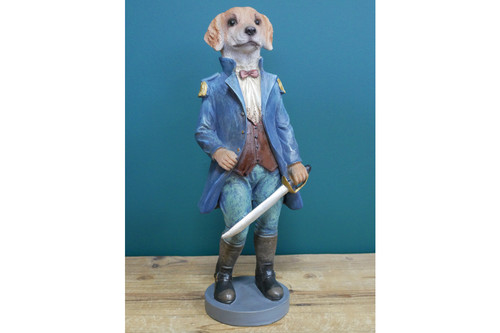 Dapper military uniform dog - uniform,
