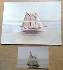 watercolor on paper of the