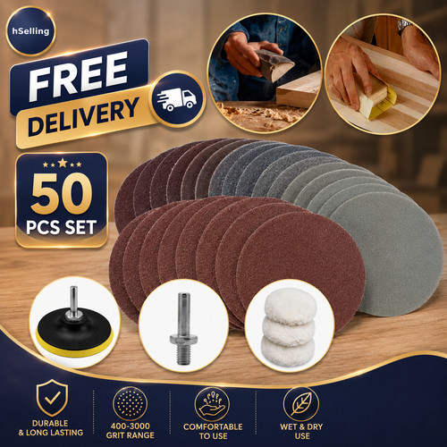50pcs sanding disc kit hook - sanding,