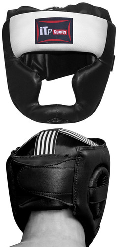 Rex leather boxing head guard - leather,